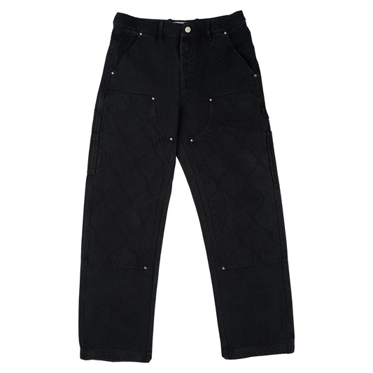 WORK PANT WASHED BLACK CANVAS