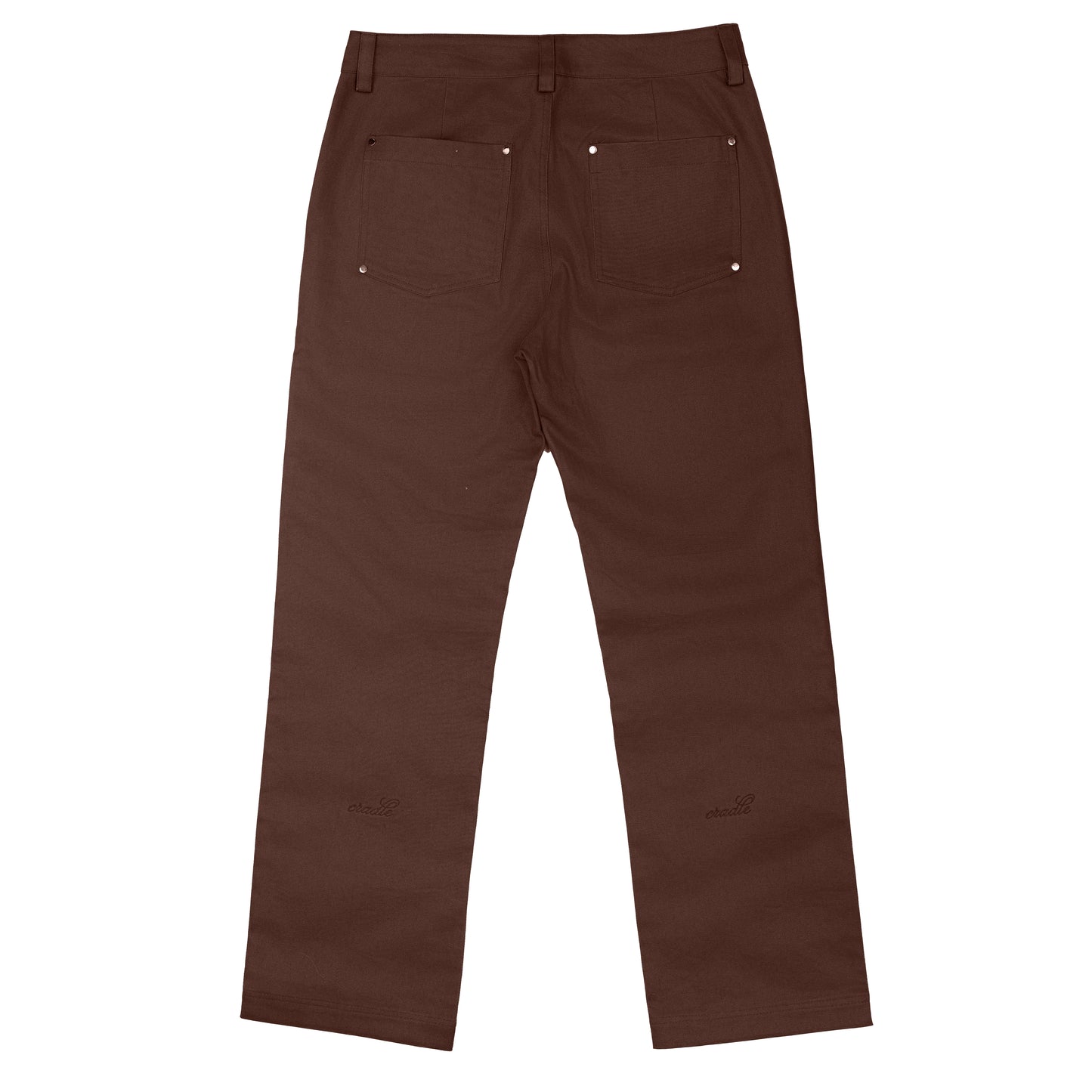 WORK PANT TWILL BROWN.BURGUNDY