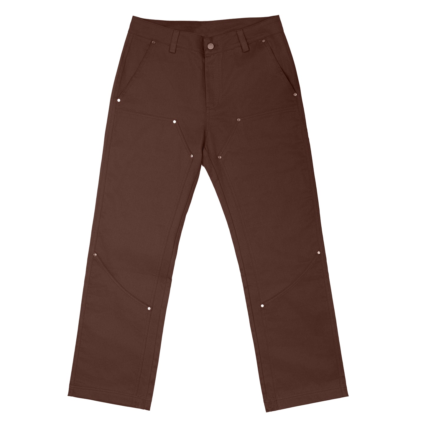 WORK PANT TWILL BROWN.BURGUNDY